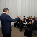 7 марта 2013 года в Москве во время открытия нового здания Центра экстренной психологической помощи МЧС России.