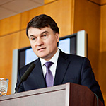 Зинченко Ю.П. выступает на общем собрании членов РАО, 26 февраля 2015 г.